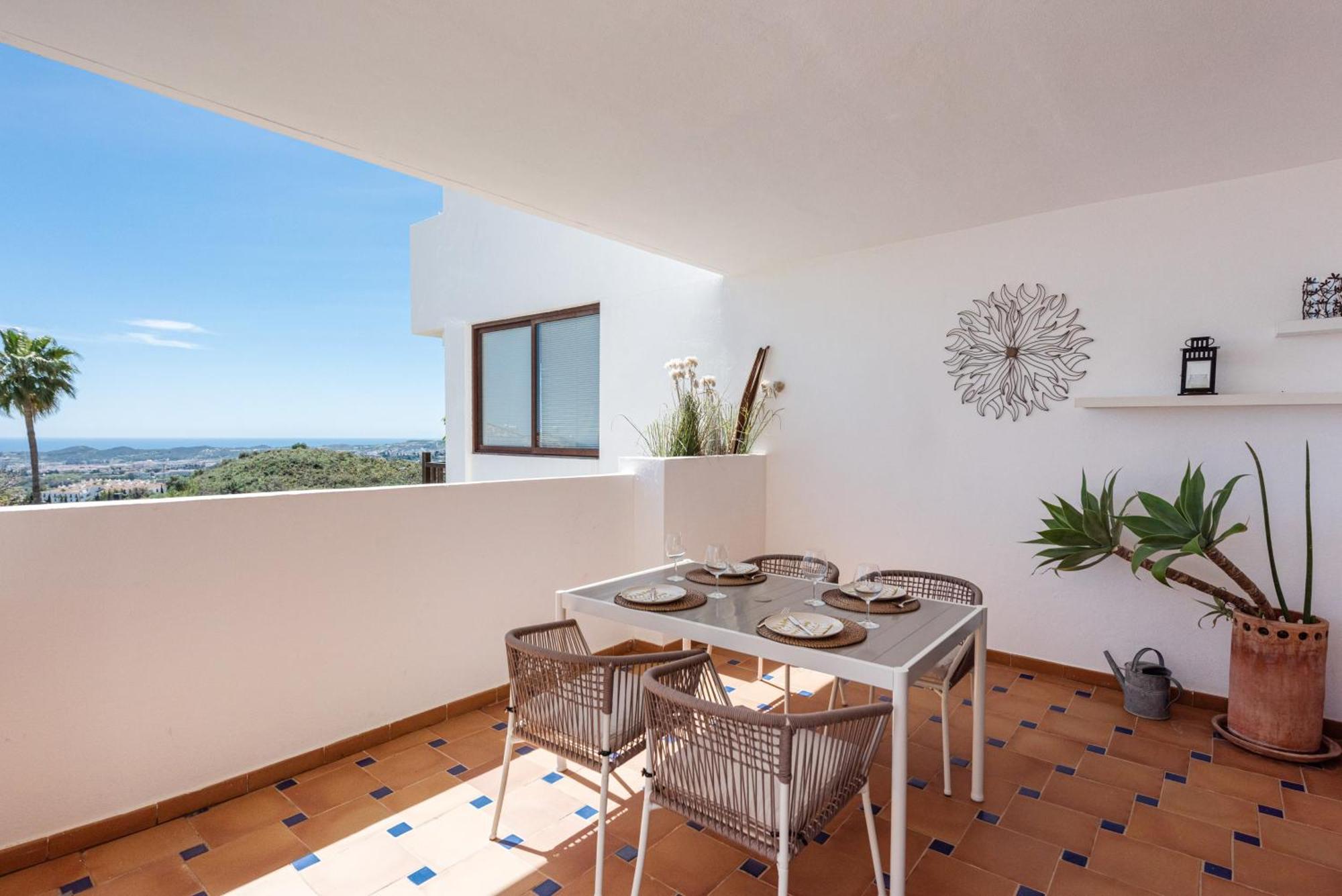 Incredible Apartment With Sea Views And Balcony Mijas Exterior photo